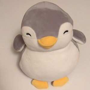 Charming Gray and White Penguin Plush by [Brand]
